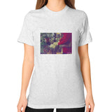 Unisex T-Shirt (on woman) Ash grey Tragic Vegan