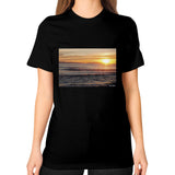 Unisex T-Shirt (on woman) Black Tragic Vegan